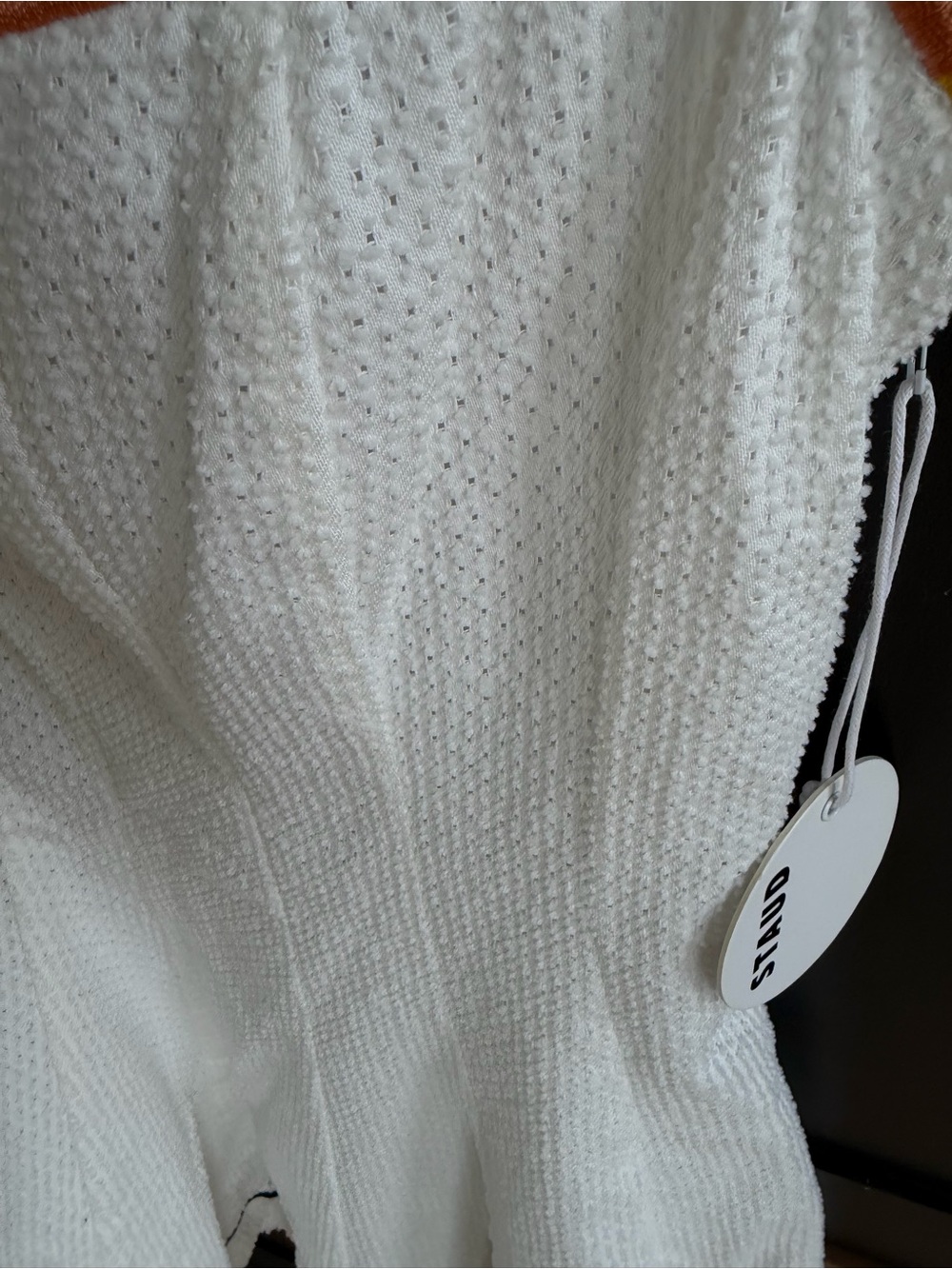 STAUD Wells Embroidered White Minidress with Multicolor Trim | 6 | NWT - Picture 10 of 14